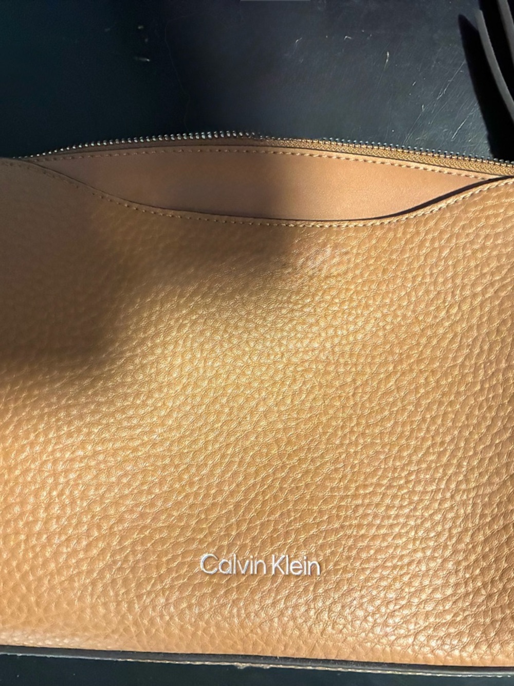 Calvin Klein Tan w/ Crossbody Strap